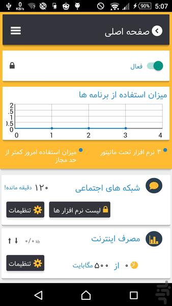 کاهش مصرف اینترنت - عکس برنامه موبایلی اندروید