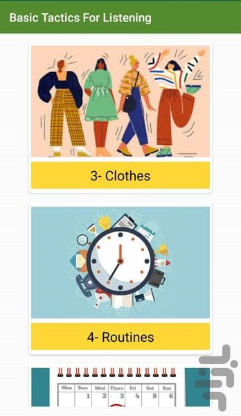 Basic Tactics For Listening - Image screenshot of android app
