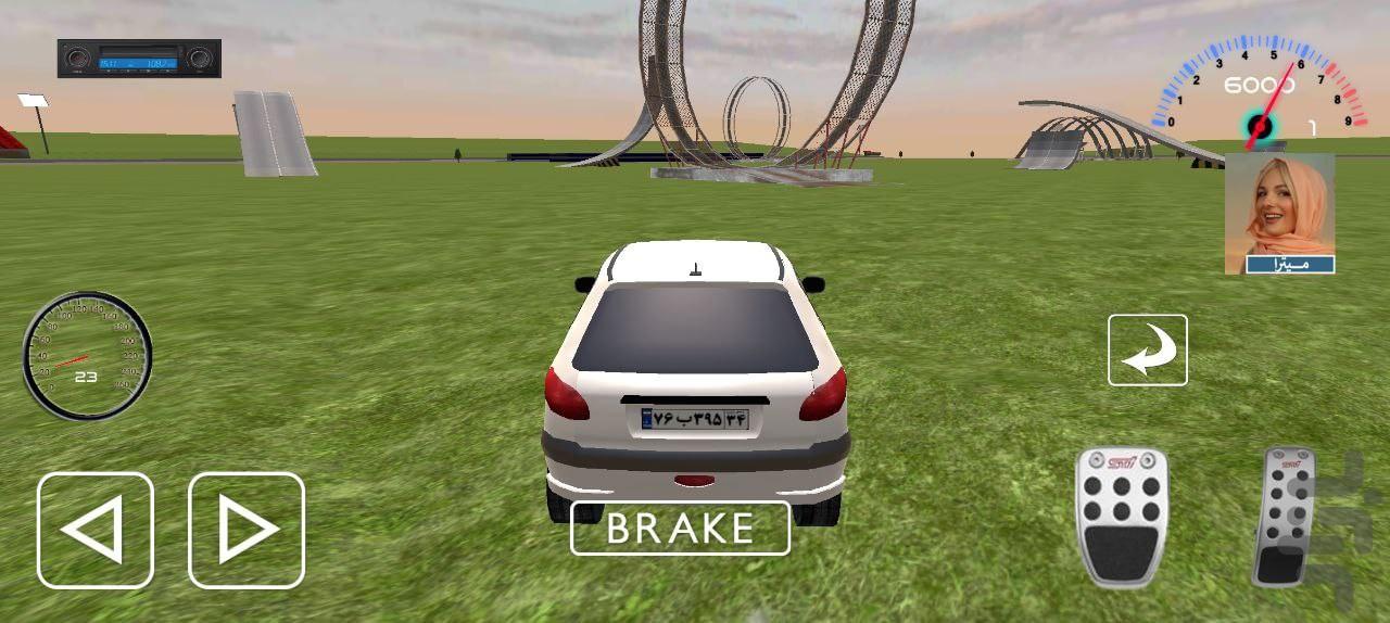 رانندگی با ۲۰۶ ! - عکس بازی موبایلی اندروید