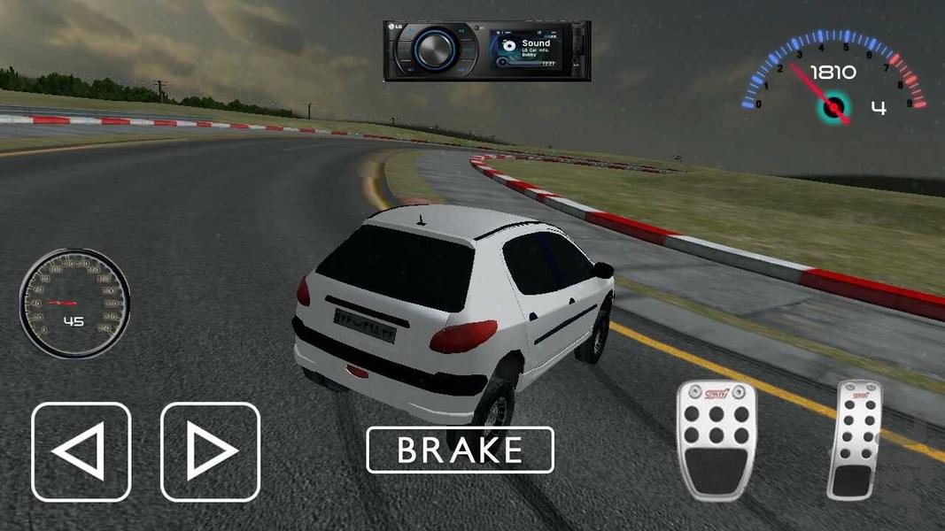 رانندگی با ۲۰۶ ! - عکس بازی موبایلی اندروید