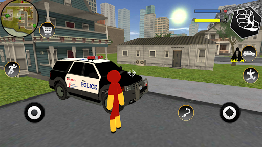 Iron Stickman Rope Hero Vegas Gangst Crime Mafia - Image screenshot of android app