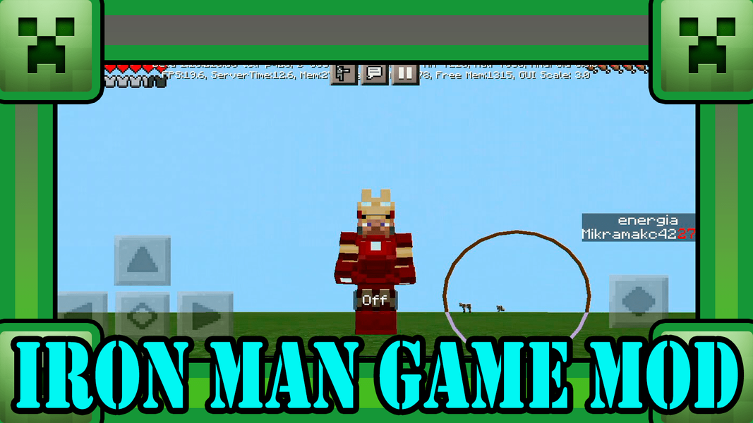 Iron Man Game Minecraft Mod - عکس برنامه موبایلی اندروید