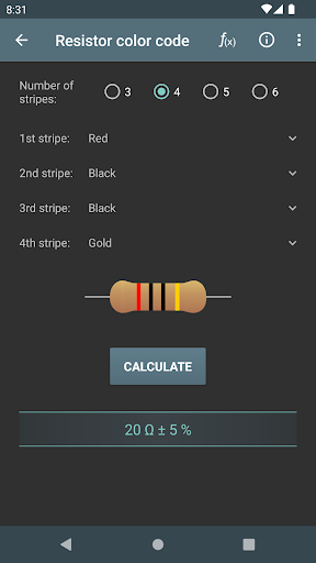 Electrical Calculations - عکس برنامه موبایلی اندروید