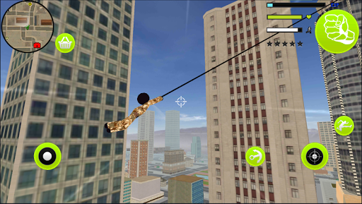 Army Stickman US Rope Hero counter Gangstar - عکس بازی موبایلی اندروید