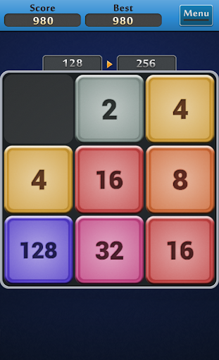 2048 Advanced - Gameplay image of android game