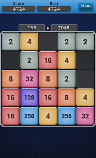 2048 Advanced - Gameplay image of android game