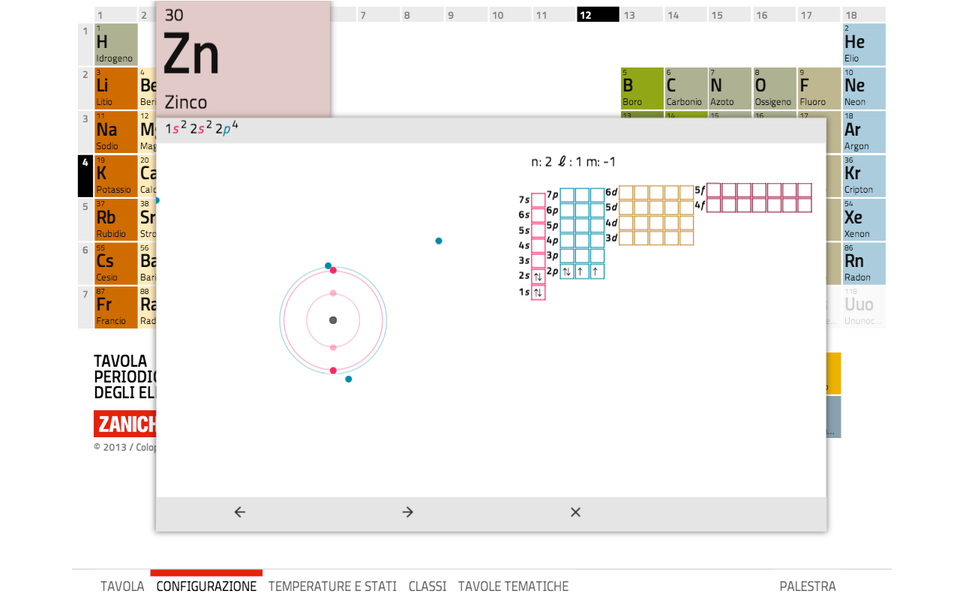 Tavola Periodica Zanichelli - عکس برنامه موبایلی اندروید
