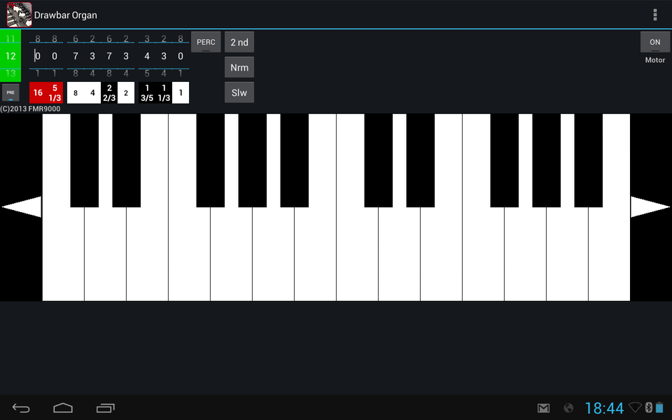 Drawbar Organ Demo - Image screenshot of android app