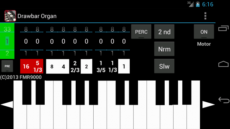 Drawbar Organ Demo - Image screenshot of android app