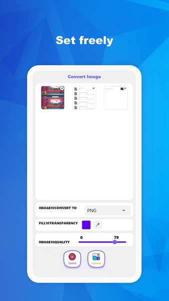 Image Transformer: JPG to PNG - Image screenshot of android app