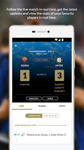 Inter Official App - عکس برنامه موبایلی اندروید