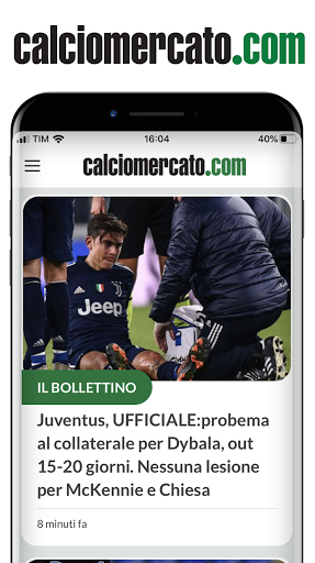 Calciomercato.com - Image screenshot of android app