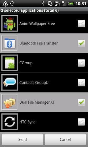 Bluetooth File Transfer - Image screenshot of android app