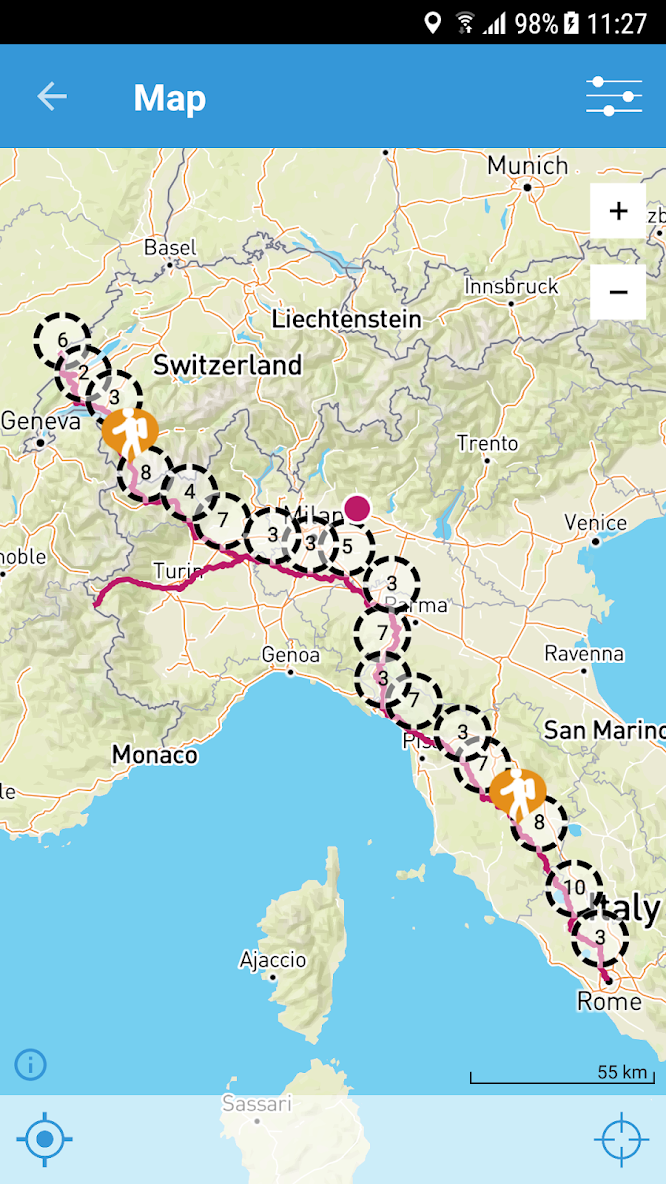 برنامه Via Francigena - Official App - دانلود | بازار