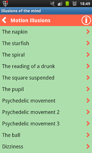Illusions of the brain - Image screenshot of android app