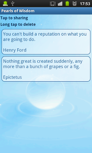 Pearls of Wisdom - Open your mind - Image screenshot of android app