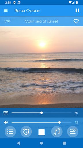 Relax Ocean: sleeping sounds - عکس برنامه موبایلی اندروید