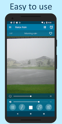 Relax Rain: sleeping sounds - Image screenshot of android app