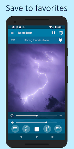 Relax Rain: sleep sounds - عکس برنامه موبایلی اندروید