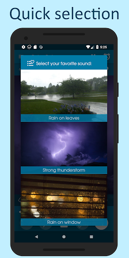 Relax Rain: sleeping sounds - Image screenshot of android app