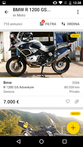 MOTO.IT - Used motorcycles - عکس برنامه موبایلی اندروید
