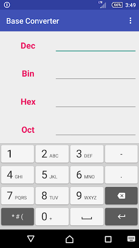Base Converter - عکس برنامه موبایلی اندروید