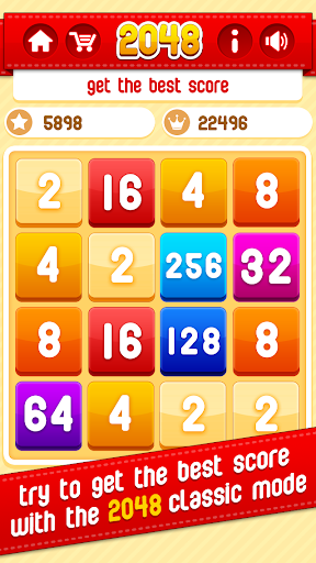 2048 plus - Challenge Edition - Gameplay image of android game