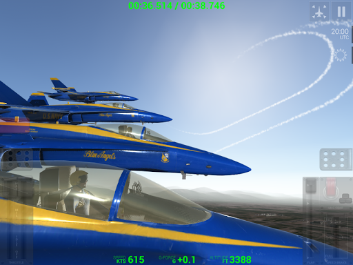 Blue Angels: Aerobatic Flight Simulator - عکس بازی موبایلی اندروید