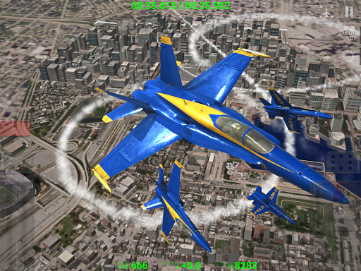 Blue Angels: Aerobatic Flight Simulator - عکس بازی موبایلی اندروید