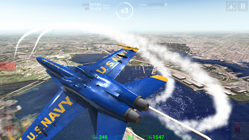 Blue Angels: Aerobatic Flight Simulator - عکس بازی موبایلی اندروید