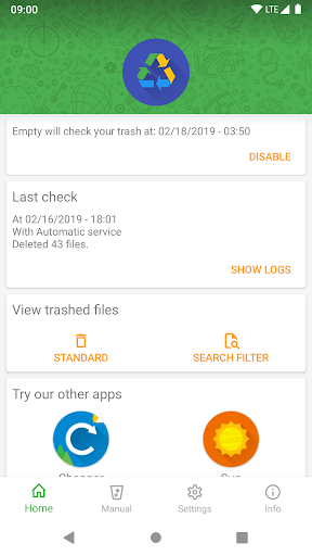 Empty - Fix G Drive Trash won't empty - Image screenshot of android app