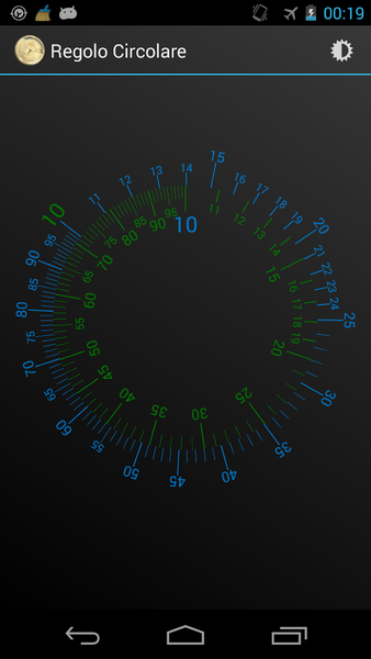 Circular Slide Ruler - عکس برنامه موبایلی اندروید