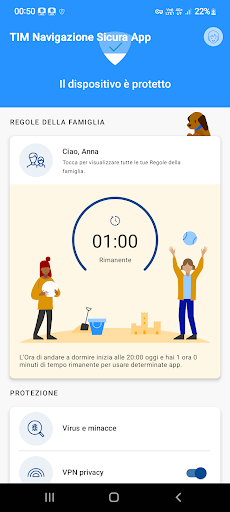 TIM Navigazione Sicura APP - عکس برنامه موبایلی اندروید