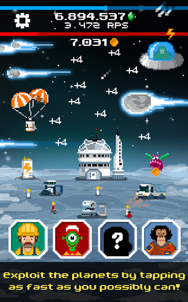 Tap Galaxy – Deep Space Mine - عکس بازی موبایلی اندروید
