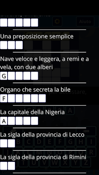 Cruciverba in italiano - عکس برنامه موبایلی اندروید