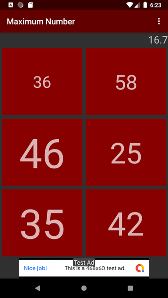 Maximum Number Brain Training - Gameplay image of android game