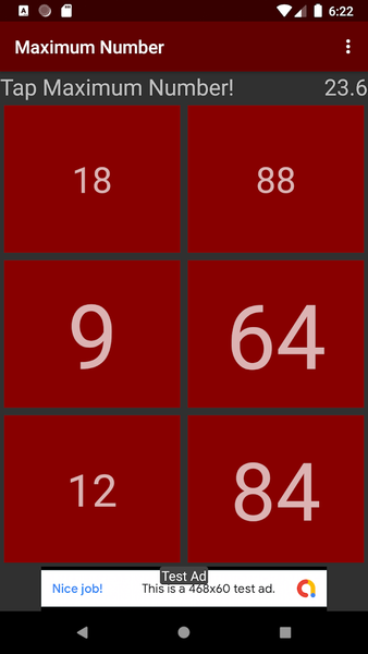 Maximum Number Brain Training - Gameplay image of android game