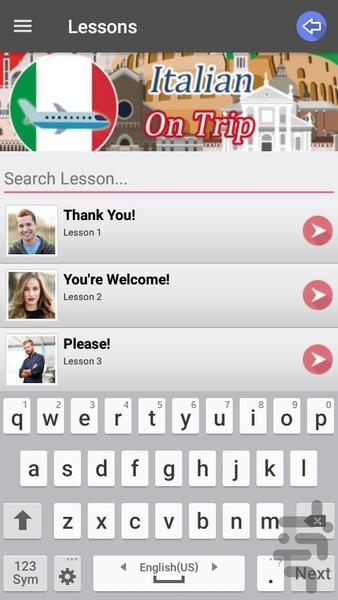 ایتالیایی در سفر - عکس برنامه موبایلی اندروید