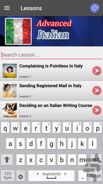 Italian Speaking Advanced - Image screenshot of android app