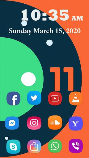 Launcher for Android 11 - Image screenshot of android app