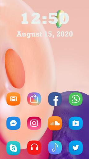 Samsung A51 Launcher/Wallpaper - Image screenshot of android app