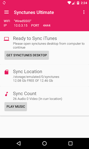 Sync iTunes to android Free - عکس برنامه موبایلی اندروید