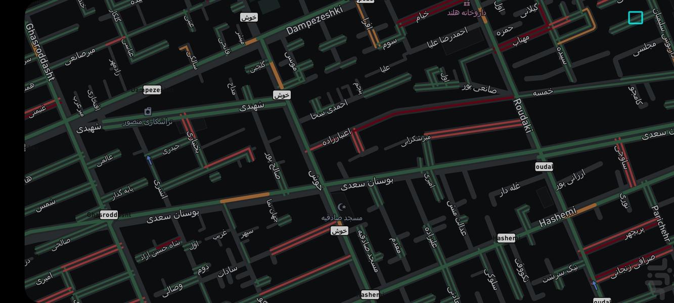 مسیریابی پیشرفته - عکس برنامه موبایلی اندروید