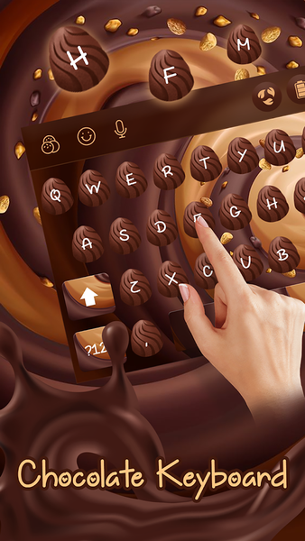 Chocolate Keyboard - عکس برنامه موبایلی اندروید