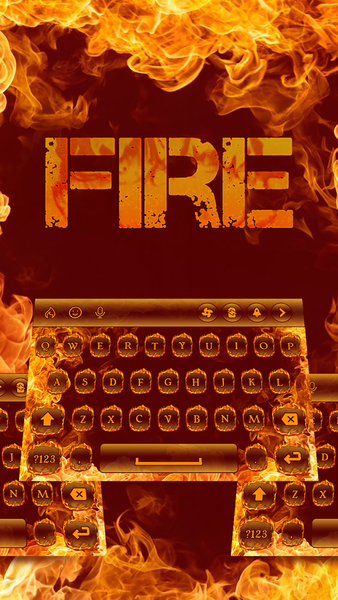 Fire Keyboard - عکس برنامه موبایلی اندروید