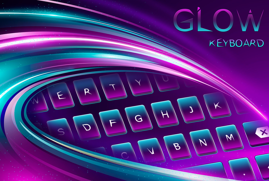 Glow Keyboard - عکس برنامه موبایلی اندروید