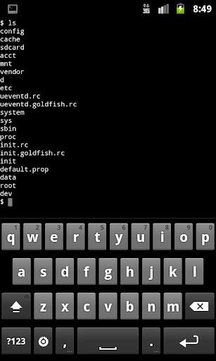 Terminal Emulator for Android - Image screenshot of android app