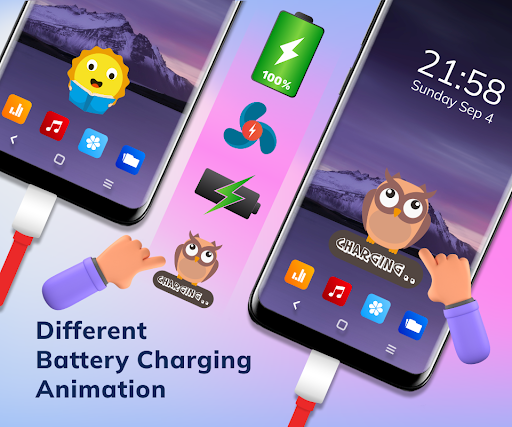 Battery Charge Animated Screen - عکس برنامه موبایلی اندروید