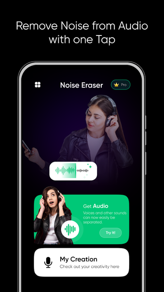 AI Noise Eraser & Remover - عکس برنامه موبایلی اندروید