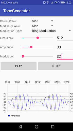 Tone Generator - Image screenshot of android app